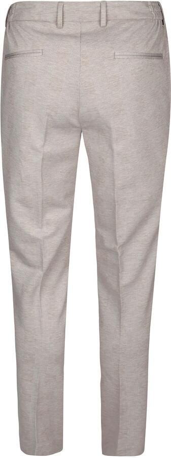 Suitable Pantalon Jersey Zandkleur Ruit - Foto 4