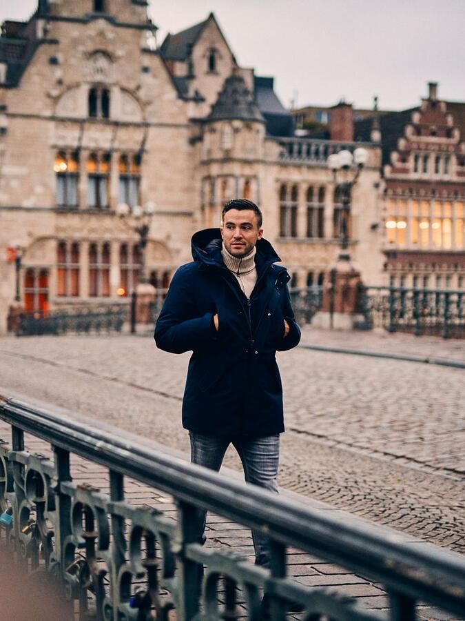 Suitable Parka Black Mountain Navy