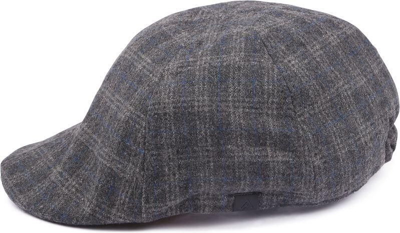 Suitable Pet Peaky Cap Geweven Ruit Grijs - Foto 4