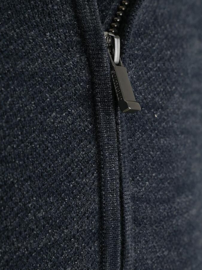 Suitable Pine Knit Half Zip Trui Navy - Foto 3