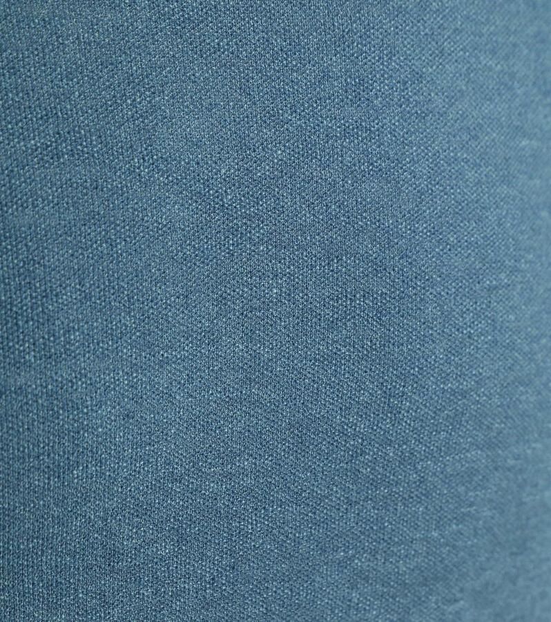 Suitable T-shirt Piqué T-shirt Linnen Blauw