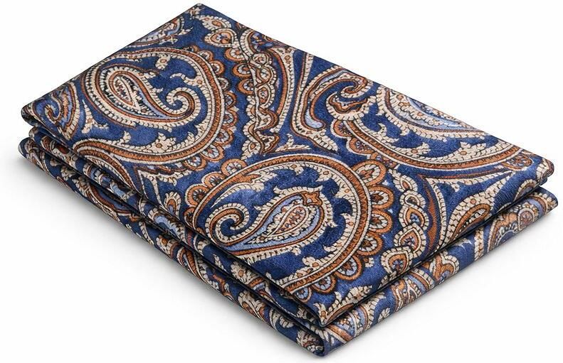Suitable Pochet Reversible Bruin op Navy - Foto 3