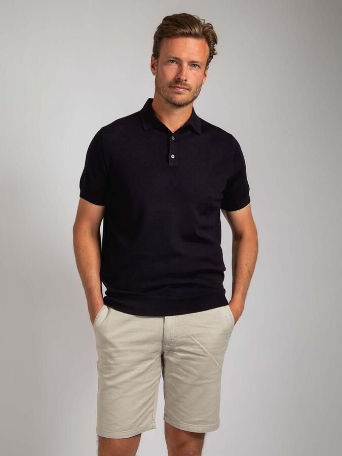 Suitable Polo Rishi Merinowol Navy