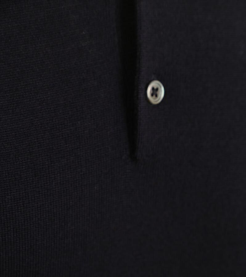 Suitable Polo Rishi Merinowol Navy - Foto 3