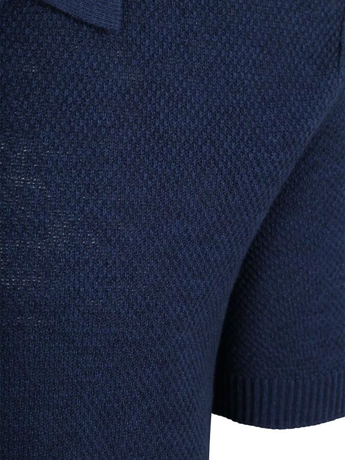 Suitable Polo Riva Bean Linen Cotton Navy - Foto 2