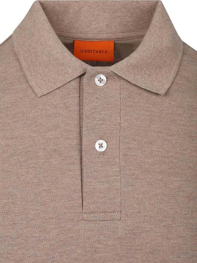 Suitable Poloshirt MEL Pique Camel