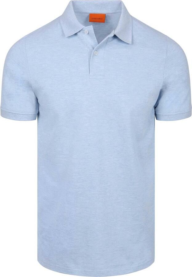 Suitable Poloshirt MEL Pique Sky Blue
