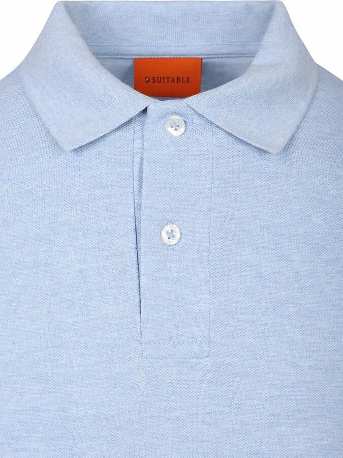 Suitable Poloshirt MEL Pique Sky Blue - Foto 2