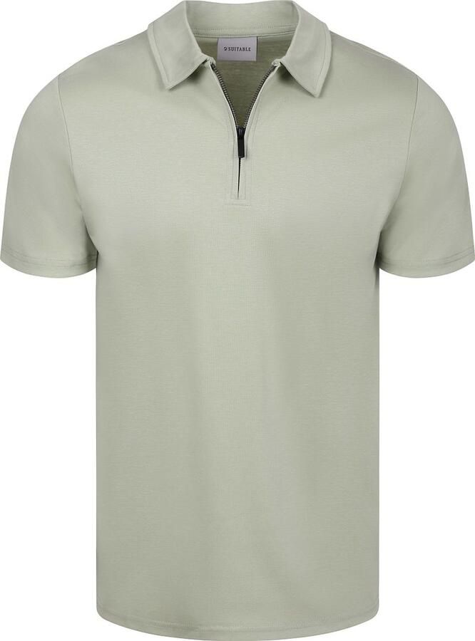 Suitable Poloshirt Silky Light Green