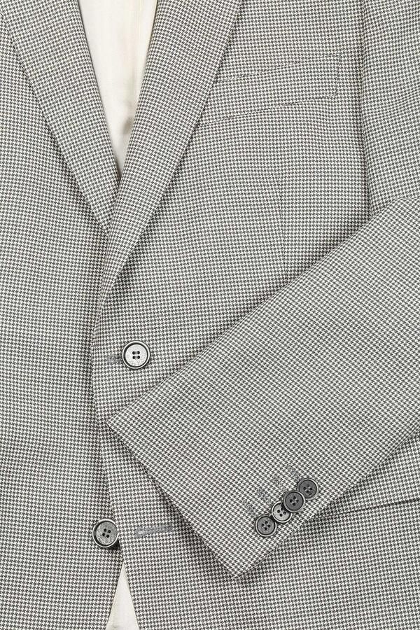 Suitable Prestige Colbert Marzotto Wol Grijs