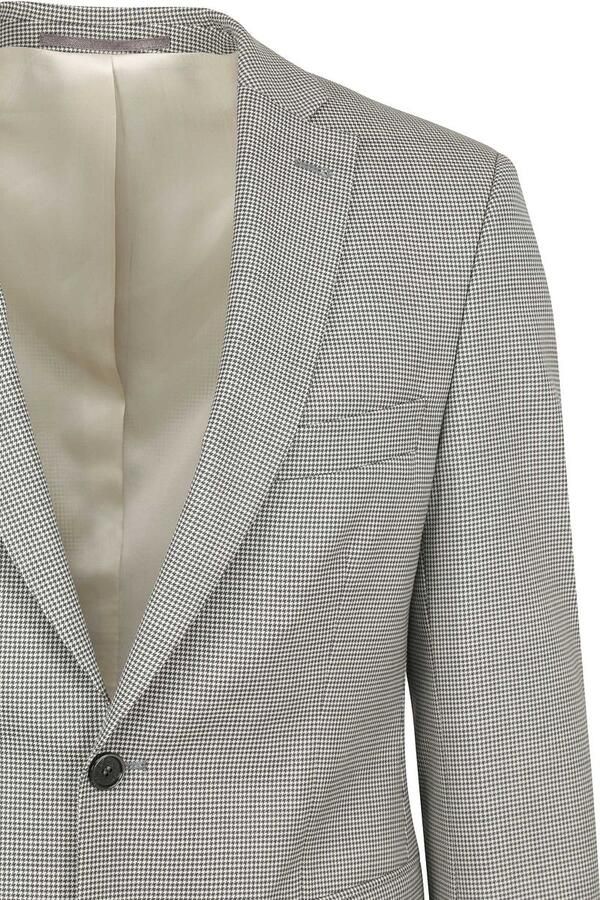 Suitable Prestige Colbert Marzotto Wol Grijs - Foto 3