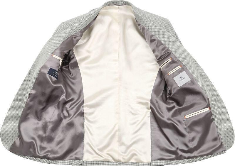 Suitable Prestige Colbert Marzotto Wol Grijs - Foto 4