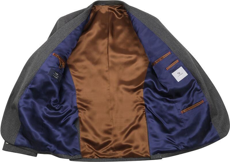 Suitable Prestige Colbert Wol Herringbone Grijs - Foto 4