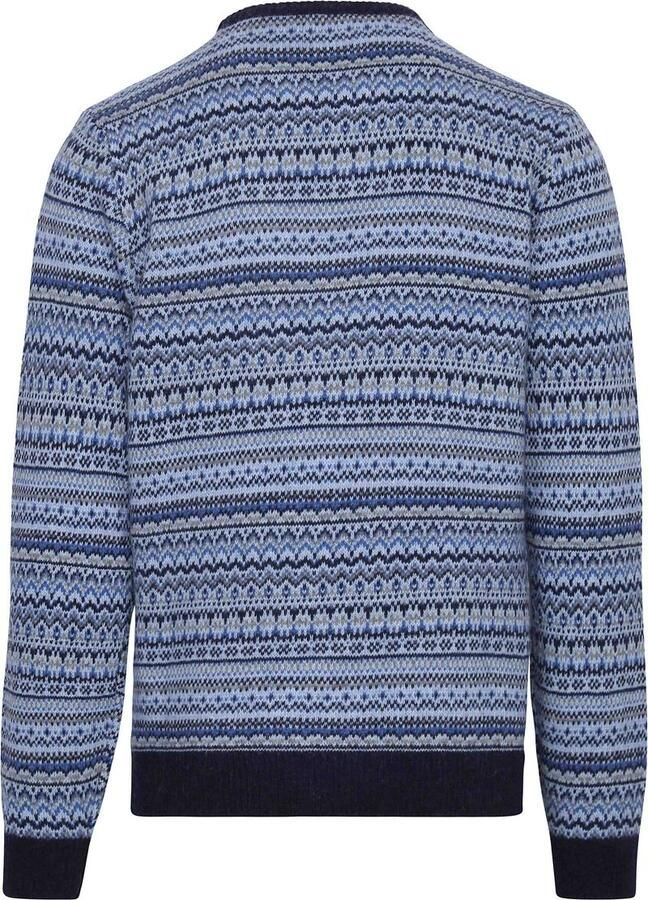Suitable Sweaters Prestige Fair Isle Pullover Blauw - Foto 3
