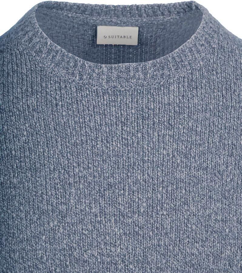 Suitable Pullover Boiled Wool Blauw - Foto 2