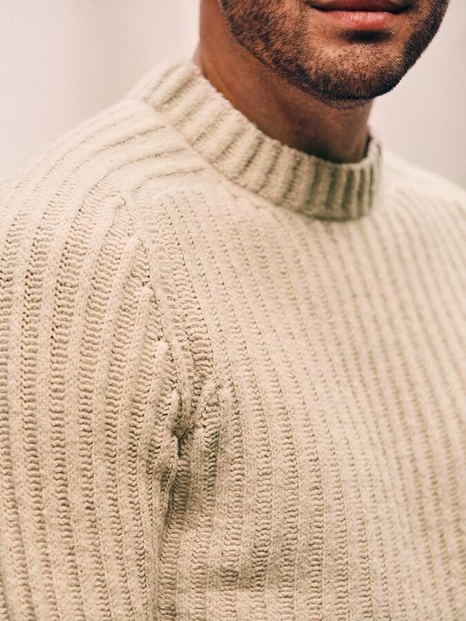 Suitable Pullover Boiled Wool Ecru - Foto 2