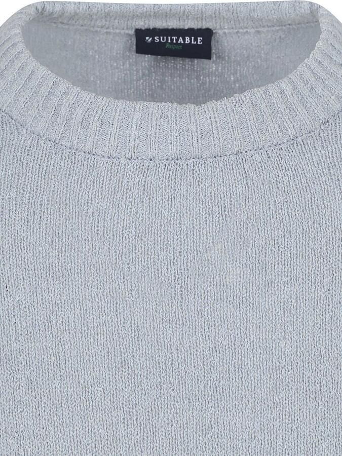 Suitable Pullover Bouclé Blauw - Foto 2