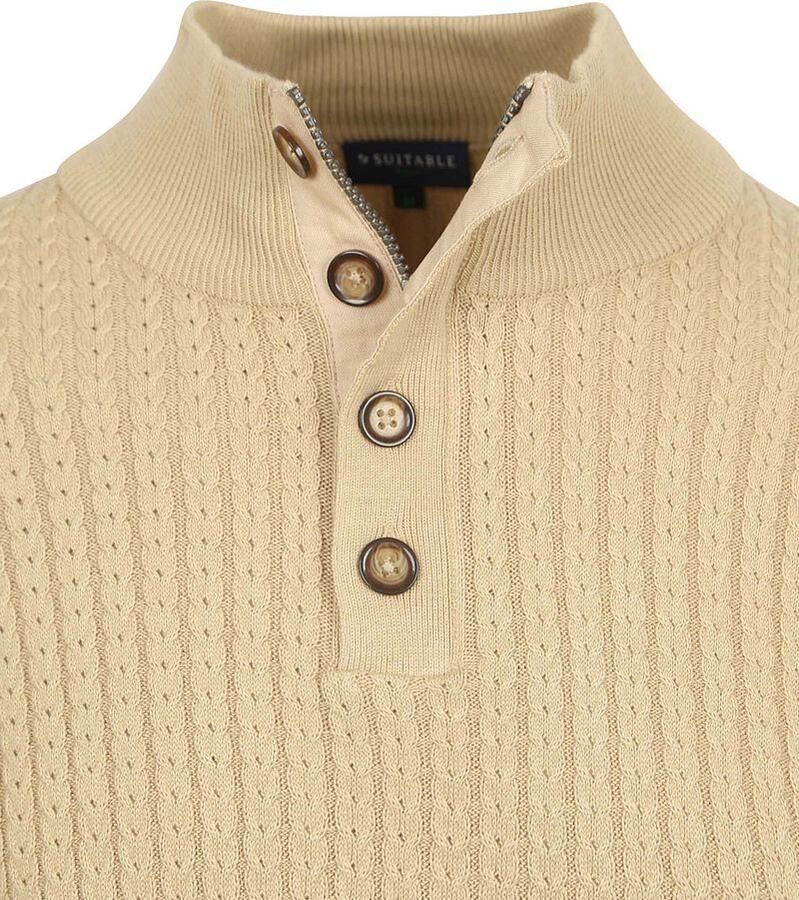 Suitable Pullover Camock Beige - Foto 2