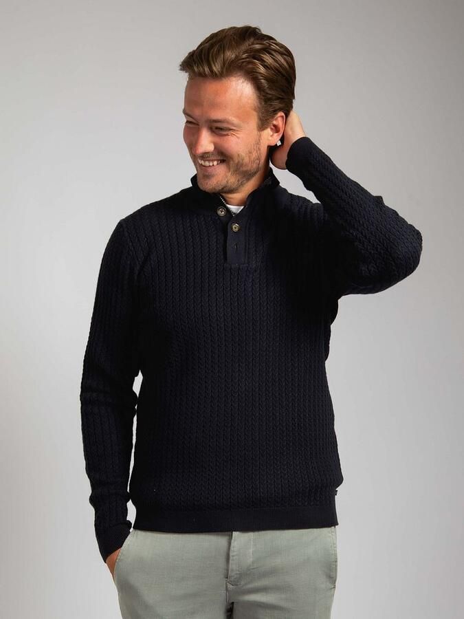 Suitable Pullover Camock Navy - Foto 4