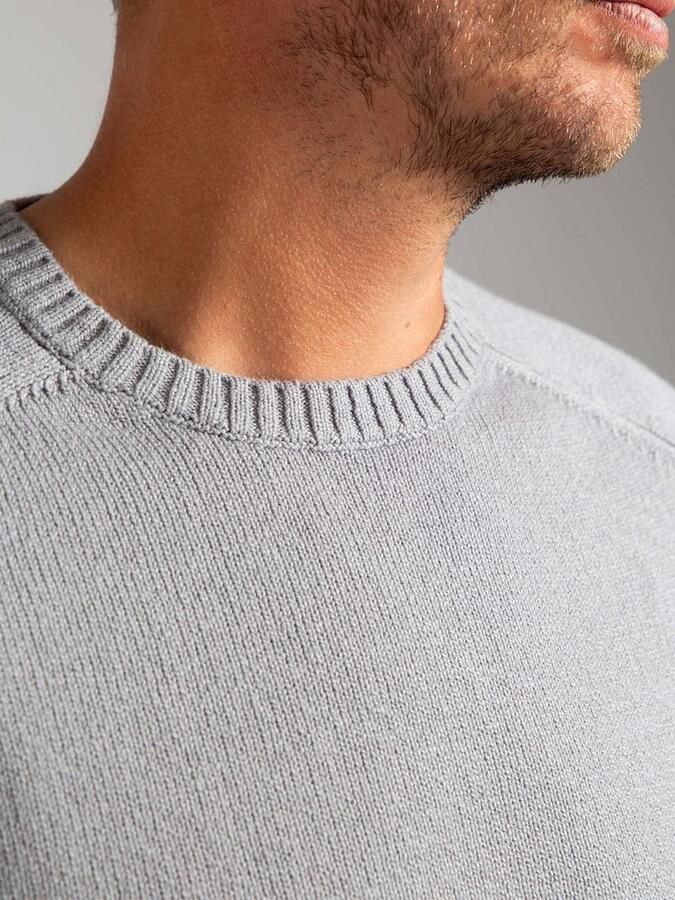 Suitable Pullover Raw Grijs