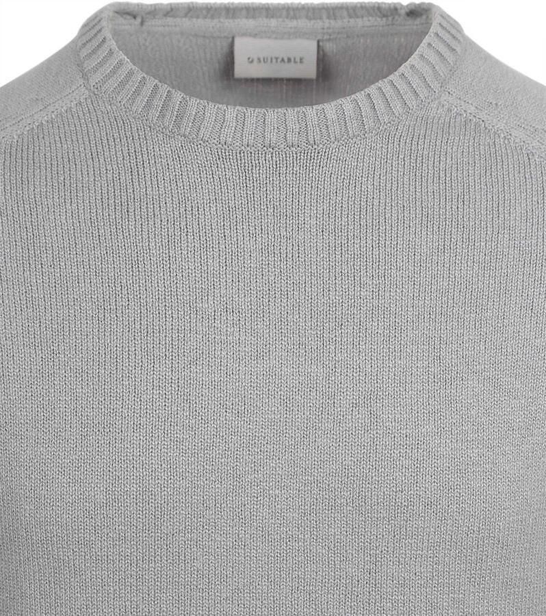 Suitable Pullover Raw Grijs - Foto 2