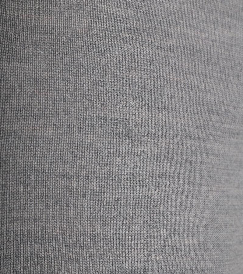 Suitable Pullover V-Hals Wol Grijs - Foto 2