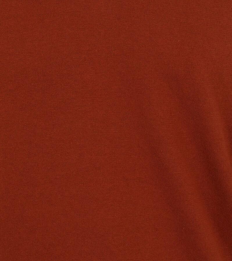 Suitable Sweaters Pullover Vini V-Hals Oranje - Foto 3