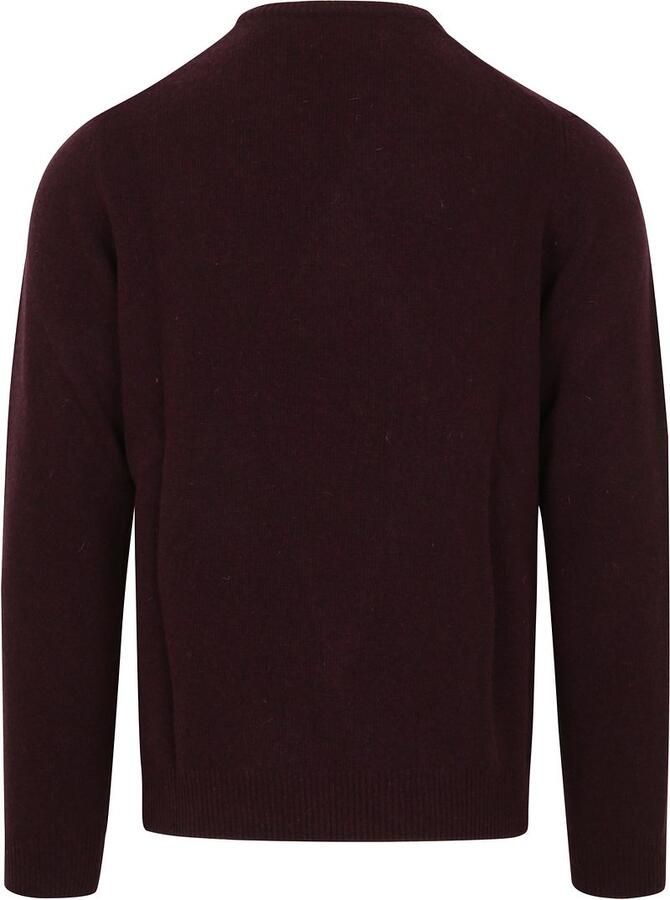 Suitable Pullover Wol O-Hals Bordeaux - Foto 4