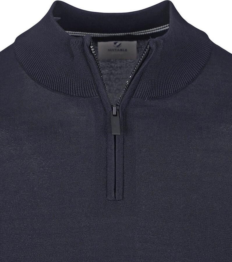 Suitable Race Half Zip Trui Navy - Foto 3