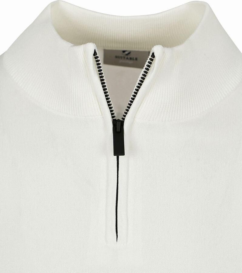 Suitable Race Half Zip Trui Off White