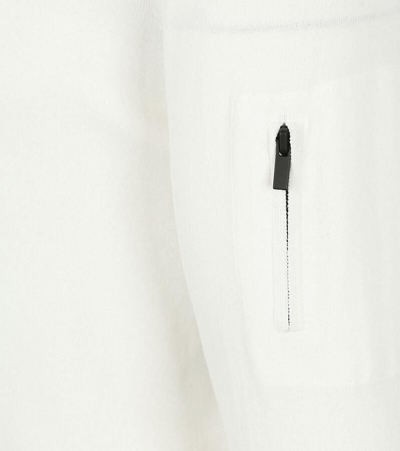 Suitable Race Half Zip Trui Off White - Foto 2