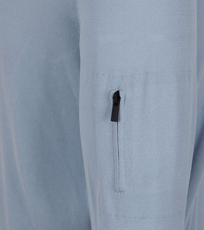 Suitable Sweater Race Half Zip Trui Steel Blue - Foto 2
