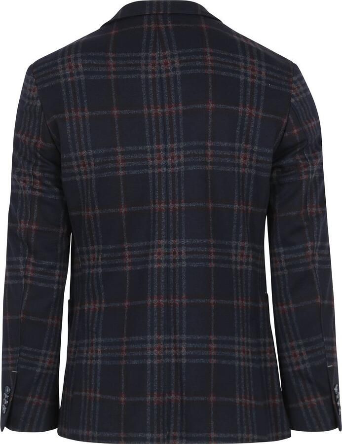 Suitable Respect Colbert Montreal Ruit Flex Donkerblauw
