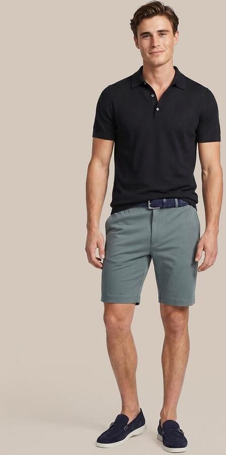 Suitable Respect Jink Short Steel Blauw - Foto 5