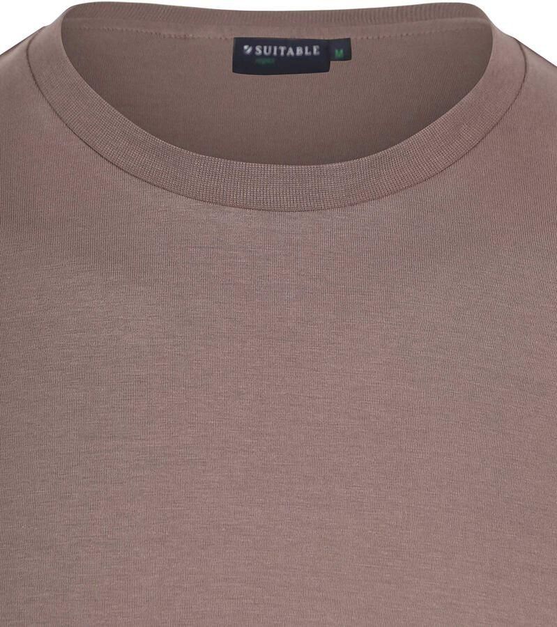 Suitable Respect Longsleeve Heavy T-shirt Taupe