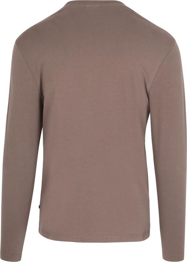 Suitable Respect Longsleeve Heavy T-shirt Taupe - Foto 2