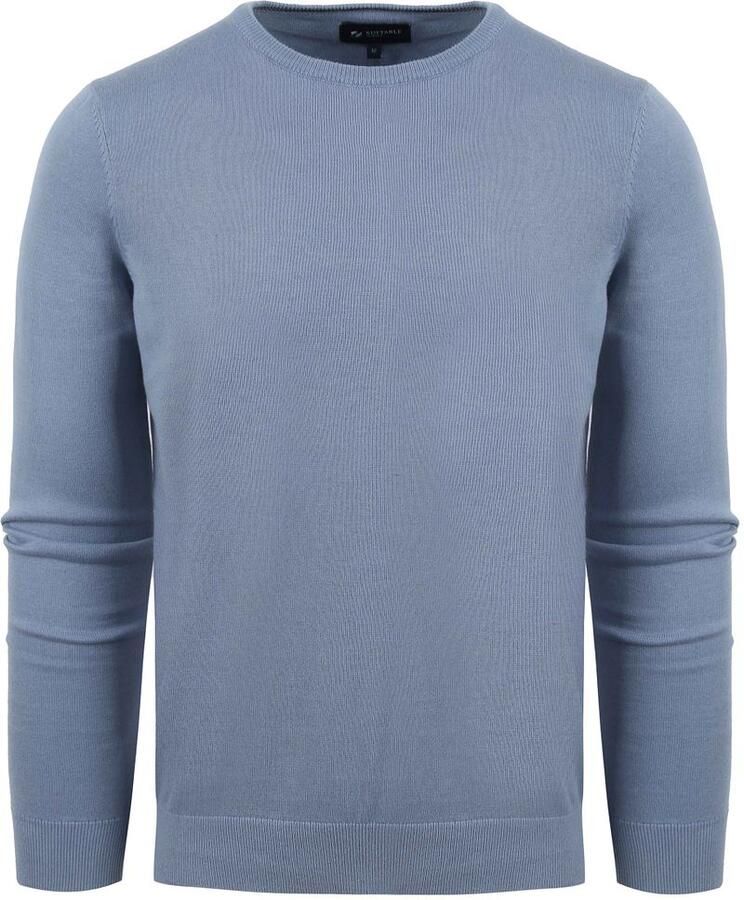 Suitable Respect Oinir Pullover Blauw