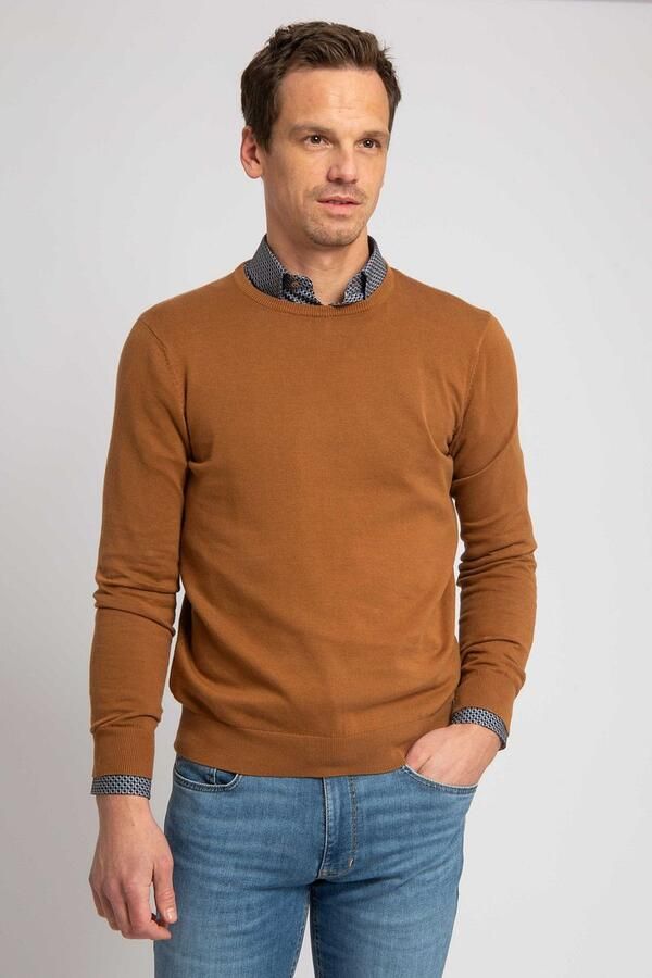 Suitable Respect Oinir Pullover Bruin - Foto 4