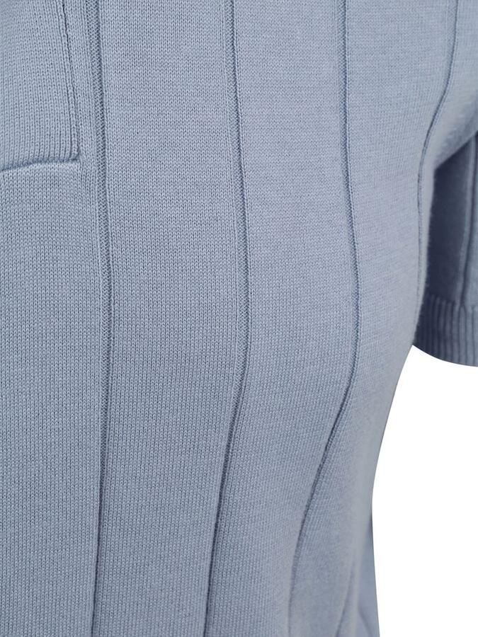Suitable Respect Polo Drop Needle Staal Blauw - Foto 3