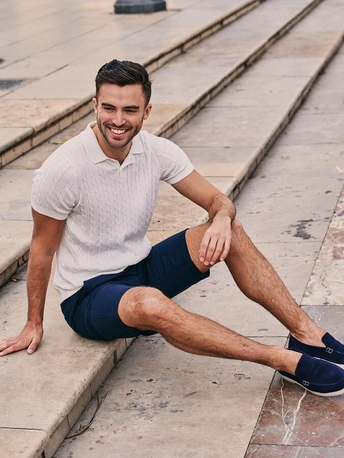 Suitable Respect Polo Knit Cable Ecru - Foto 3