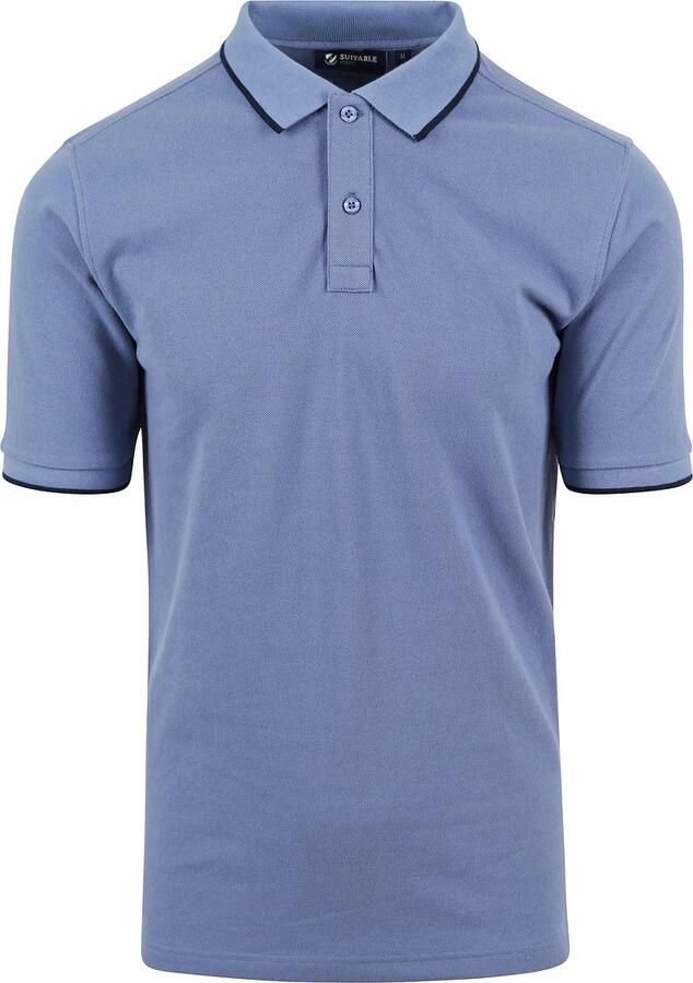 Suitable Respect Polo Tip Ferry Blauw
