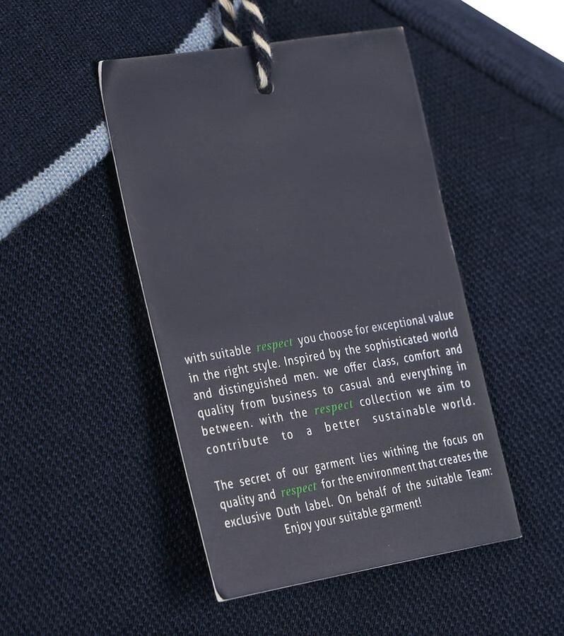 Suitable Respect Polo Tip Ferry Navy - Foto 4