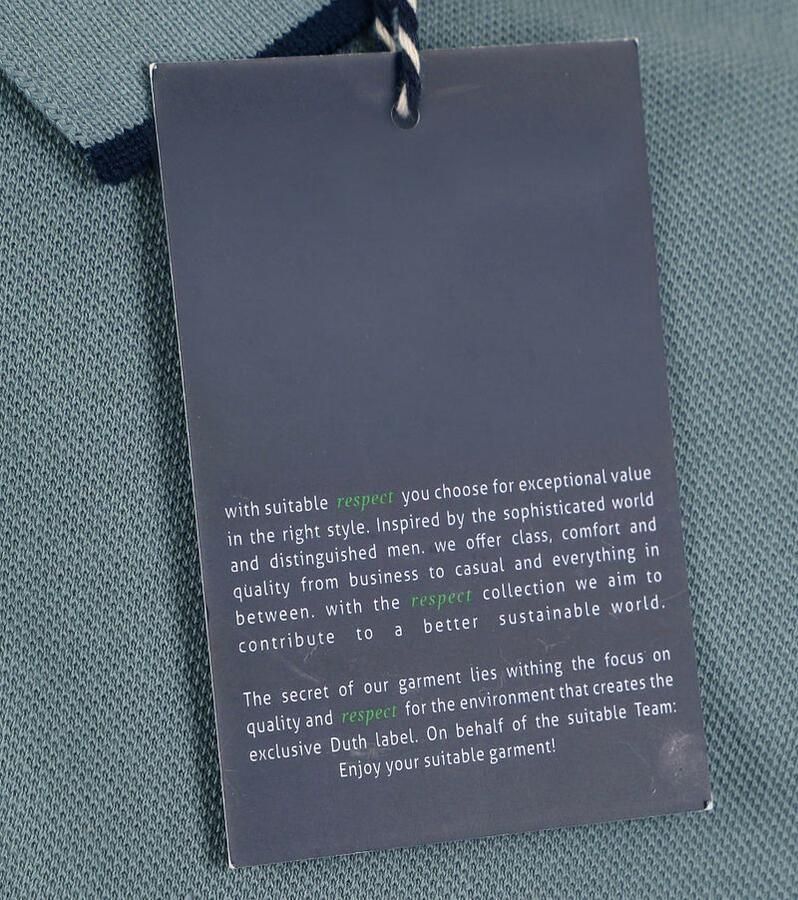 Suitable Respect Polo Tip Ferry Steel Groen - Foto 4