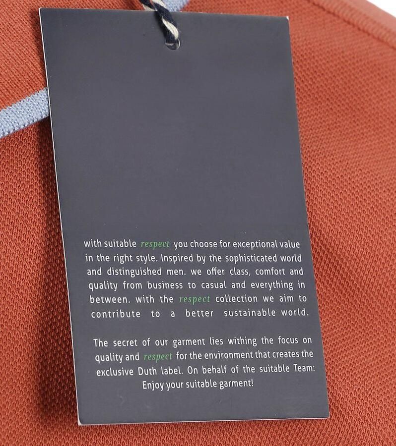 Suitable Respect Polo Tip Ferry Terracotta - Foto 4
