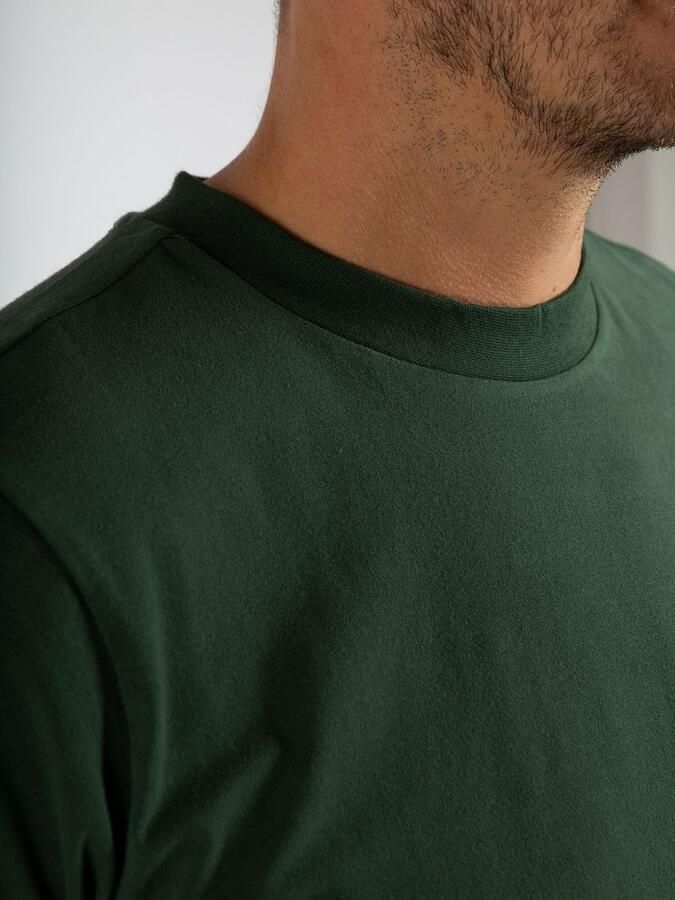 Suitable Respect T-shirt Hi Donkergroen - Foto 3