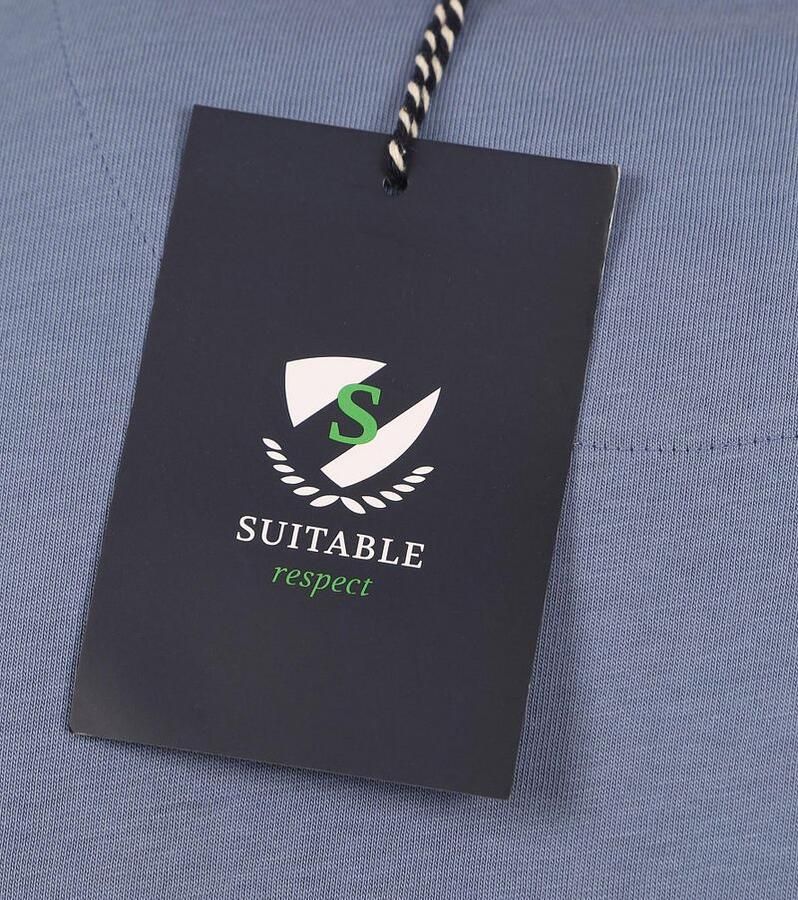 Suitable Respect T-shirt Jim Blauw - Foto 3