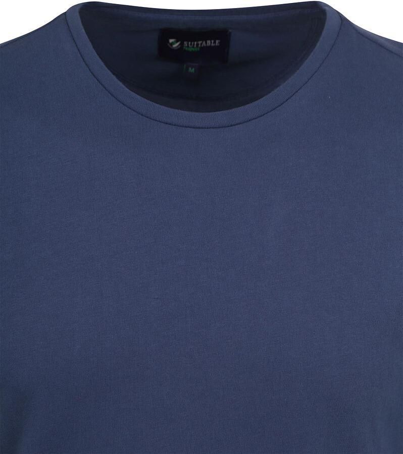 Suitable Respect T-shirt Jim Denim Blauw - Foto 2