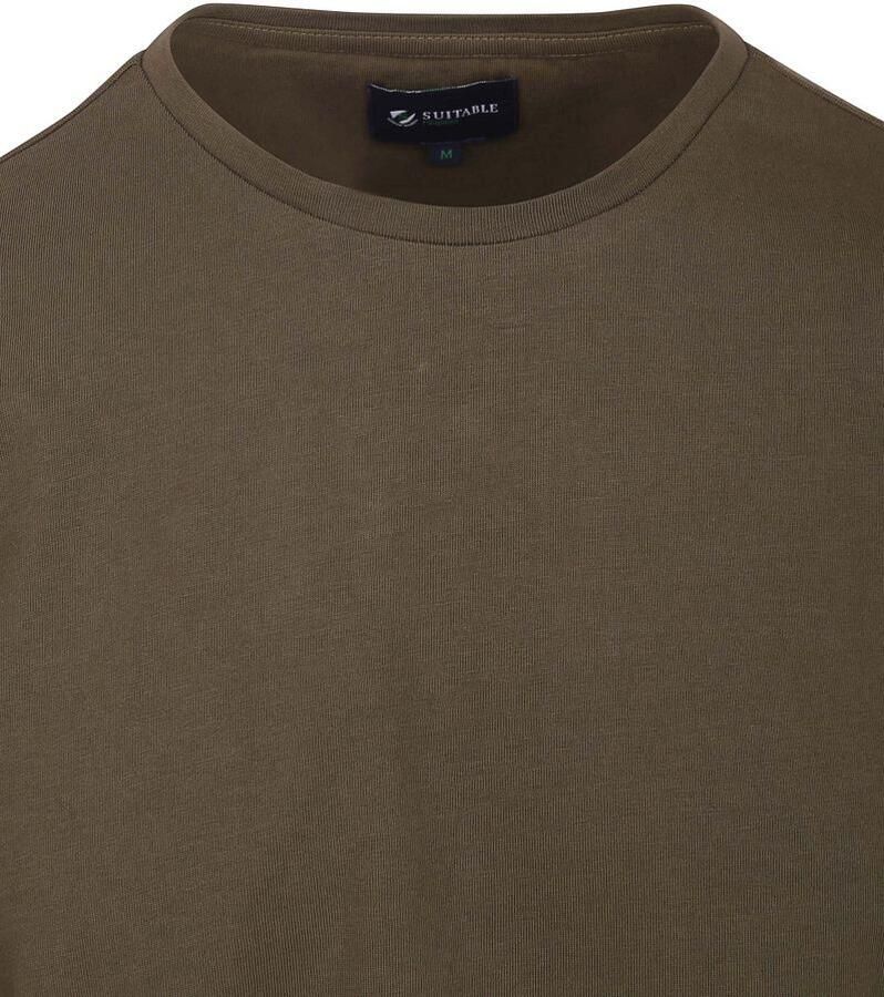 Suitable Respect T-shirt Jim Olijf Groen