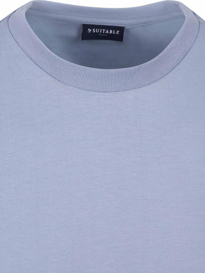 Suitable Respect T-shirt Tim Lichtblauw - Foto 2