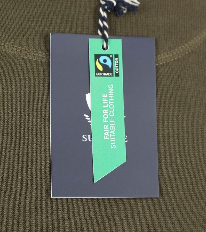 Suitable Respect Vinir Pullover Olijfgroen - Foto 3